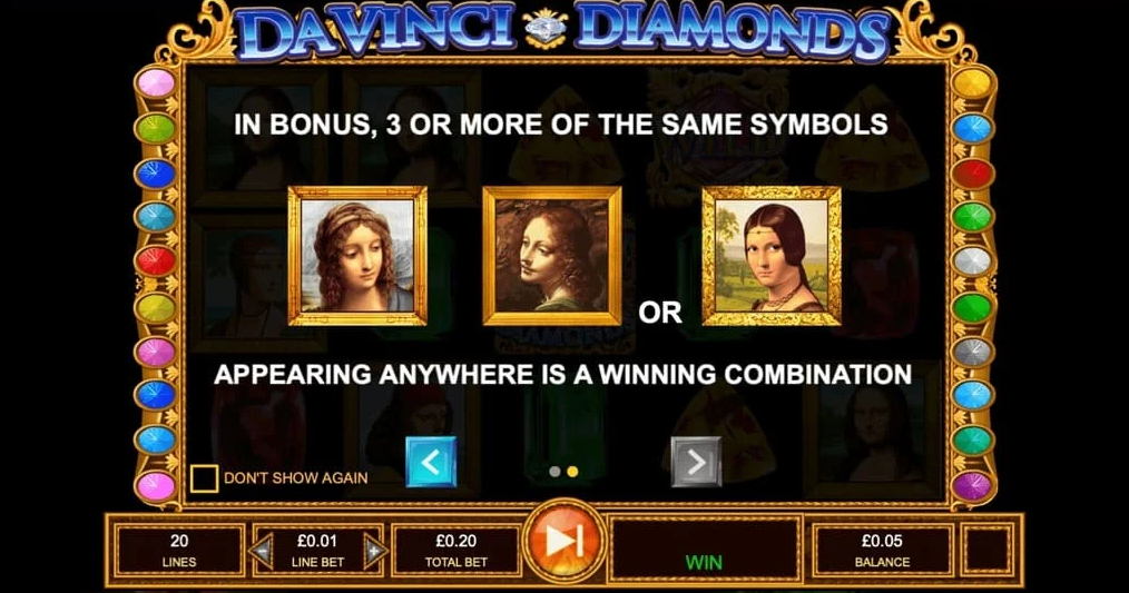 Da Vinci Diamonds Slot ช วยเหล อ สด fun88 1
