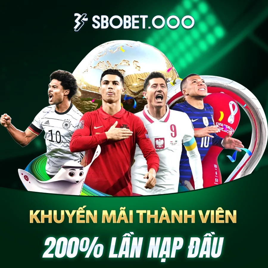 Sbobet khuyến mãi nạp lần đầu lên tới 200%