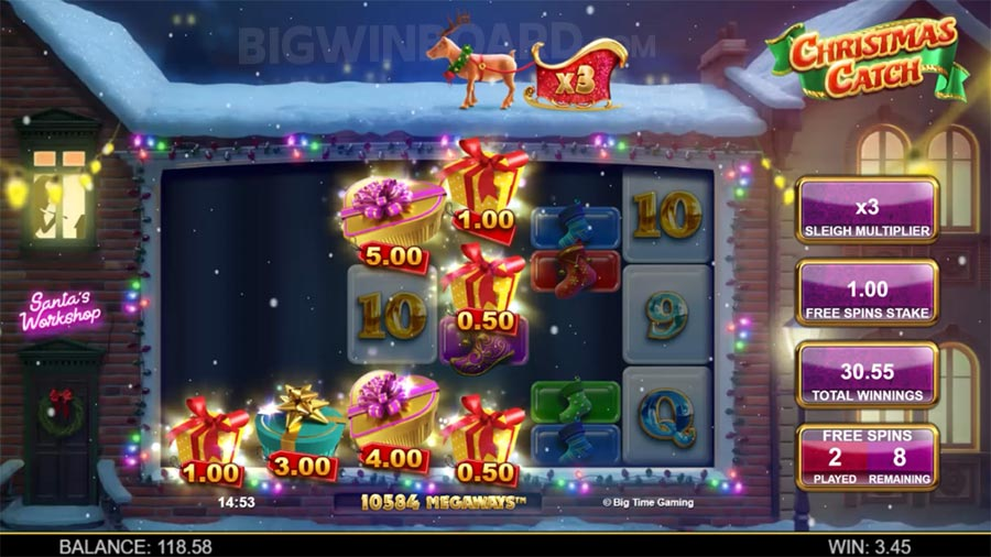 Fun88: สัมผัสเวทมนตร์ของเกมสล็อต Christmas Catch