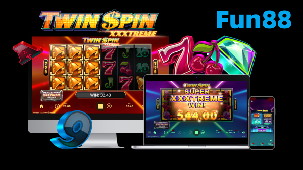 เริ่มต้นการเดิมพันกับ Twin Spin™ XXXtreme และรับ Fun88 Slot Machine Bonus ที่ www fun88!